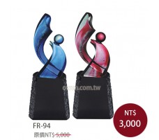 FR-94 黑晶琉璃 獨領風采(藍/紅)