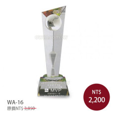 WA-16精鋭水晶獎盃獎牌