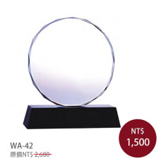 WA-42水晶獎牌