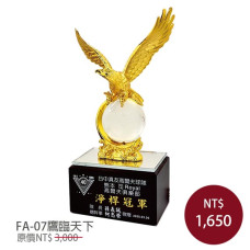 FA-07UV金屬獎座-鷹臨天下(老鷹) FA-07UV金屬獎座-鷹臨天下(老鷹)