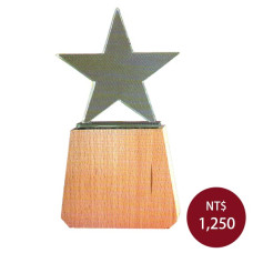 WW-39木質獎牌(水晶星星) WW-39木質獎牌(水晶星星)