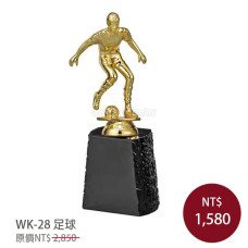 WK-28金屬獎盃 足球